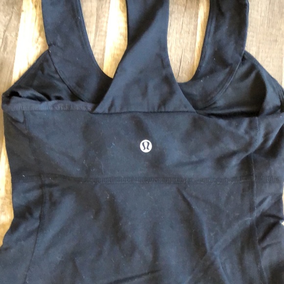 Lululemon Fitted Tanks Black and Red Bundle 4 - Picture 5 of 11